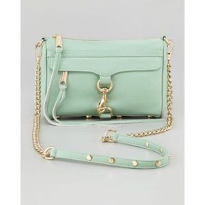 Rebecca Minkoff Mini MAC in mint green